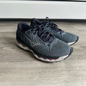 Mizuno Blue Wave Knit Running Shoes 9